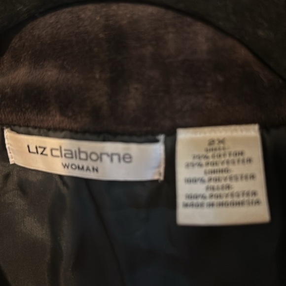Black velvet vest by Liz Claiborne Woman - Picture 9 of 12
